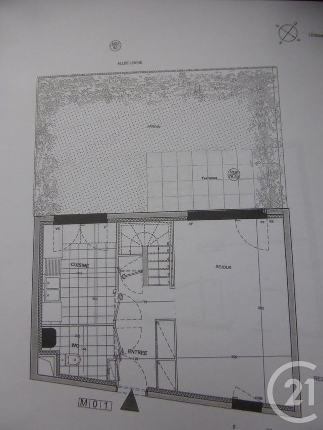 Maison &agrave; louer - 4 pi&egrave;ces - 72,80 m2 - Villejuif - 94 - ILE-DE-FRANCE