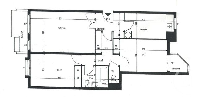 Appartement F3 &agrave; vendre - 3 pi&egrave;ces - 70,80 m2 - L Hay Les Roses - 94 - ILE-DE-FRANCE