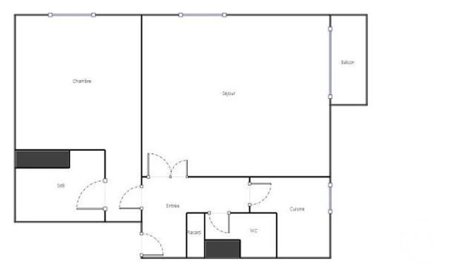 Appartement F2 &agrave; vendre - 2 pi&egrave;ces - 48,39 m2 - Boussy St Antoine - 91 - ILE-DE-FRANCE