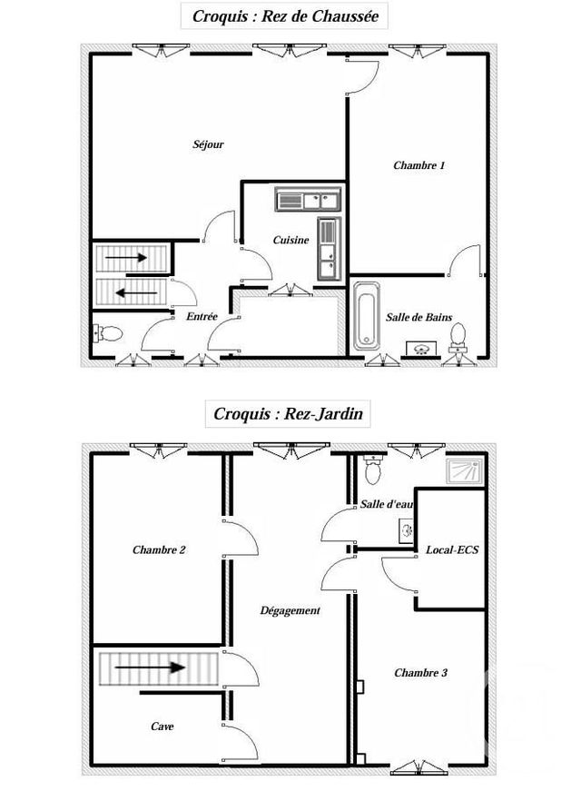Maison &agrave; vendre - 4 pi&egrave;ces - 84,87 m2 - Boussy St Antoine - 91 - ILE-DE-FRANCE