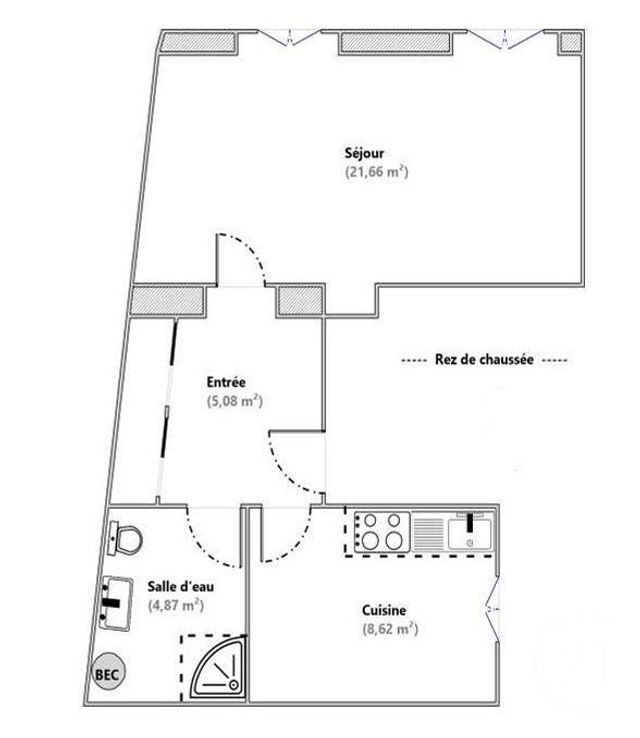 Appartement F1 &agrave; vendre - 1 pi&egrave;ce - 40,23 m2 - Brunoy - 91 - ILE-DE-FRANCE