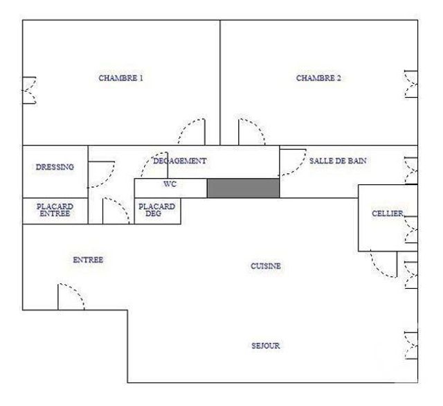 Appartement F3 &agrave; louer - 3 pi&egrave;ces - 58,23 m2 - Yerres - 91 - ILE-DE-FRANCE