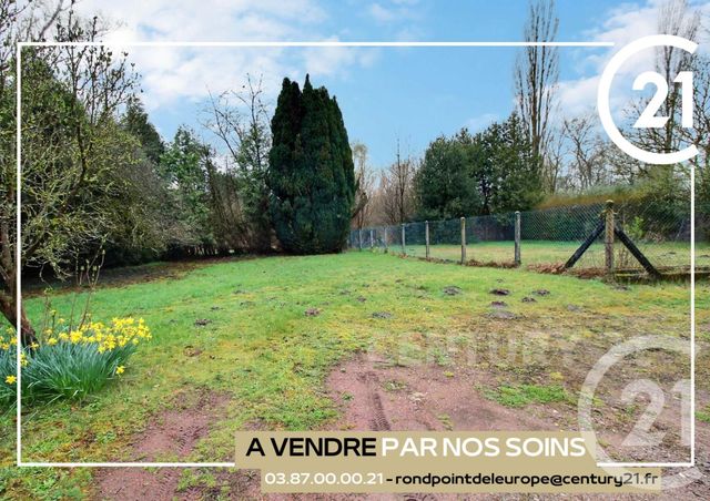 Terrain &agrave; vendre - 1365 m2 - St Avold - 57 - LORRAINE