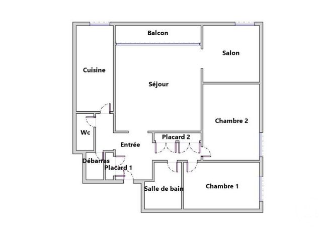 Appartement à vendre - 4 pièces - 79,81 m2 - St Avold - 57 - LORRAINE