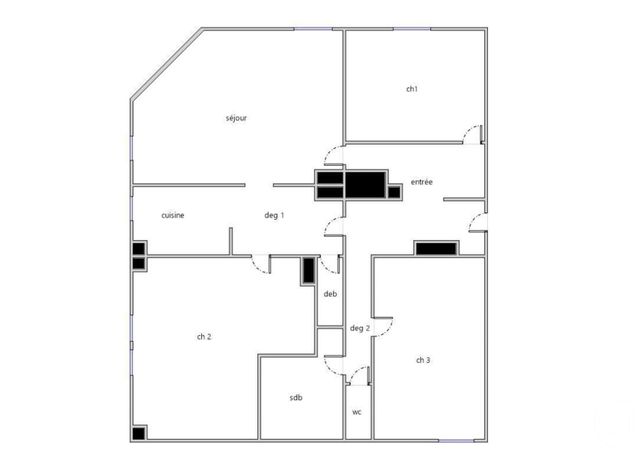 Appartement &agrave; vendre - 4 pi&egrave;ces - 125,62 m2 - Morhange - 57 - LORRAINE