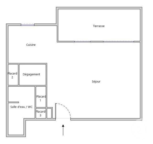 Appartement T1 à vendre - 1 pièce - 35,67 m2 - Marseille - 13010 - PROVENCE-ALPES-COTE-D-AZUR