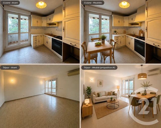 Appartement T2 &agrave; louer - 2 pi&egrave;ces - 57,08 m2 - Marseille - 13011 - PROVENCE-ALPES-COTE-D-AZUR