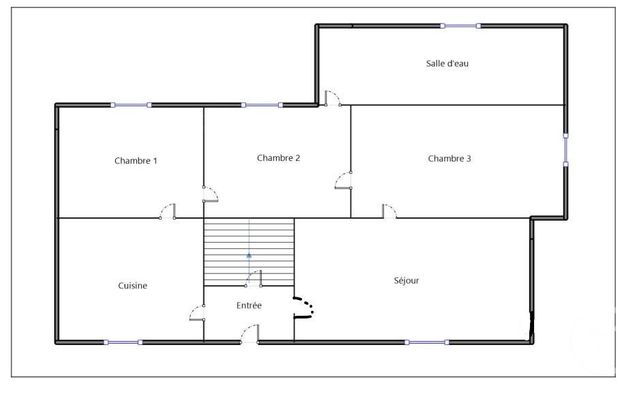 Appartement F4 &agrave; louer - 4 pi&egrave;ces - 78,80 m2 - Varennes Sur Seine - 77 - ILE-DE-FRANCE