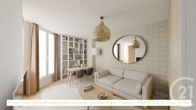 Appartement Studio &agrave; vendre - 1 pi&egrave;ce - 21,90 m2 - Paris - 75007 - ILE-DE-FRANCE