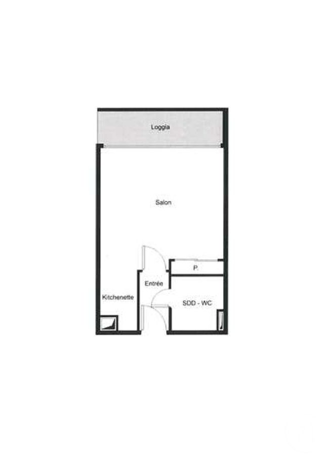 Appartement F1 &agrave; vendre - 1 pi&egrave;ce - 23,83 m2 - Paris - 75015 - ILE-DE-FRANCE