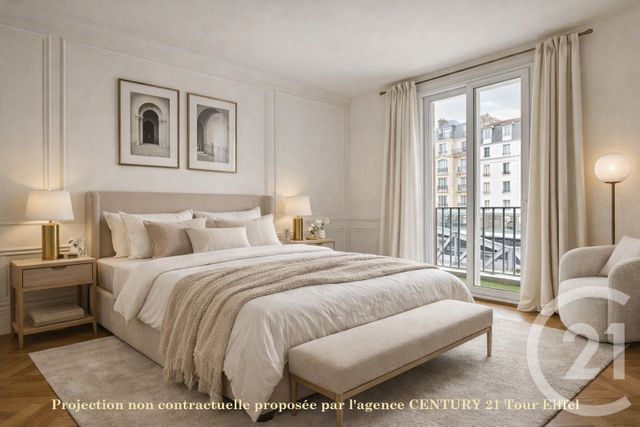 Appartement &agrave; vendre - 4 pi&egrave;ces - 76,43 m2 - Paris - 75015 - ILE-DE-FRANCE
