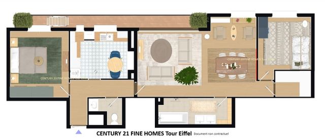 Appartement &agrave; vendre - 4 pi&egrave;ces - 76,43 m2 - Paris - 75015 - ILE-DE-FRANCE