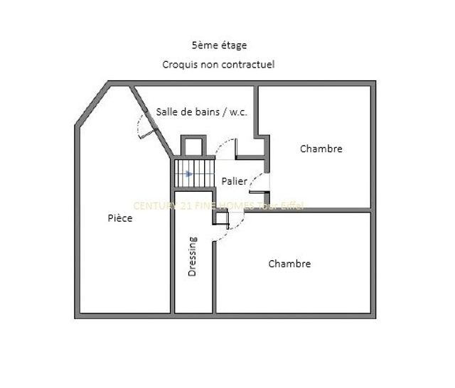 Appartement Duplex &agrave; vendre - 6 pi&egrave;ces - 102,19 m2 - Paris - 75016 - ILE-DE-FRANCE