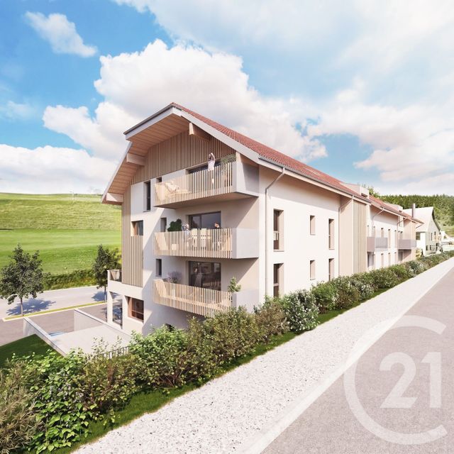 Appartement &agrave; vendre - 2 pi&egrave;ces - 53,20 m2 - Jougne - 25 - FRANCHE-COMTE