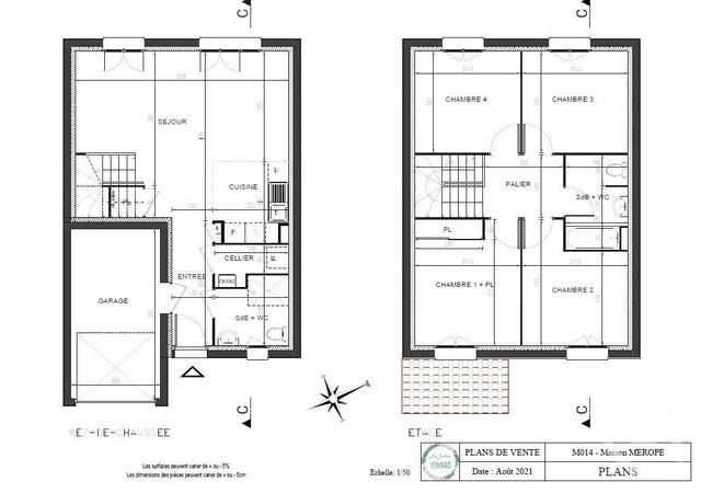 Maison à vendre - 5 pièces - 89,71 m2 - La Roche Sur Yon - 85 - PAYS-DE-LOIRE