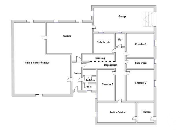 Maison &agrave; vendre - 6 pi&egrave;ces - 156 m2 - Aubigny Les Clouzeaux - 85 - PAYS-DE-LOIRE