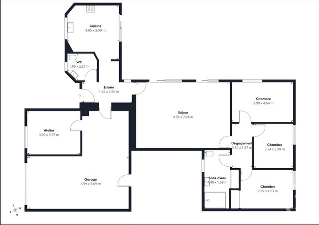 Maison &agrave; vendre - 5 pi&egrave;ces - 115 m2 - La Roche Sur Yon - 85 - PAYS-DE-LOIRE