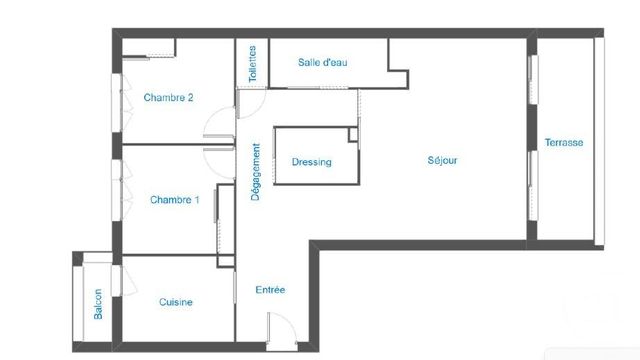 Appartement F3 &agrave; vendre - 3 pi&egrave;ces - 88,60 m2 - Montpellier - 34 - LANGUEDOC-ROUSSILLON