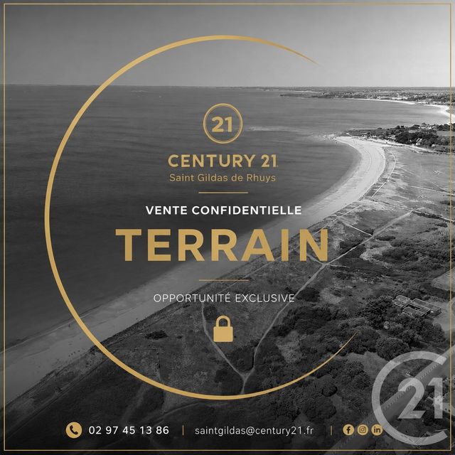 Terrain à vendre ST GILDAS DE RHUYS