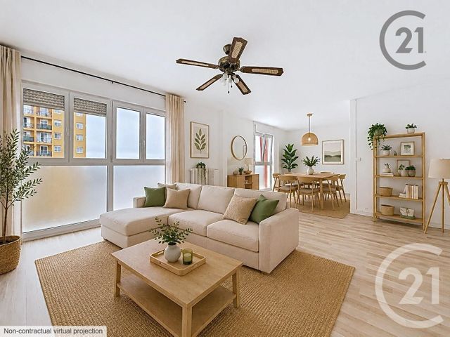 Appartement T4 &agrave; vendre - 4 pi&egrave;ces - 66,87 m2 - Reims - 51 - CHAMPAGNE-ARDENNE