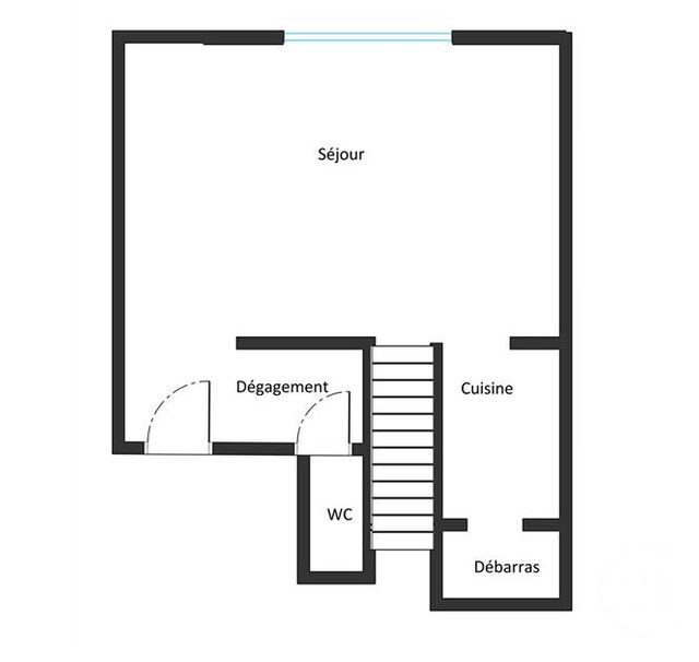 Appartement Duplex &agrave; vendre - 2 pi&egrave;ces - 42,87 m2 - Paris - 75016 - ILE-DE-FRANCE