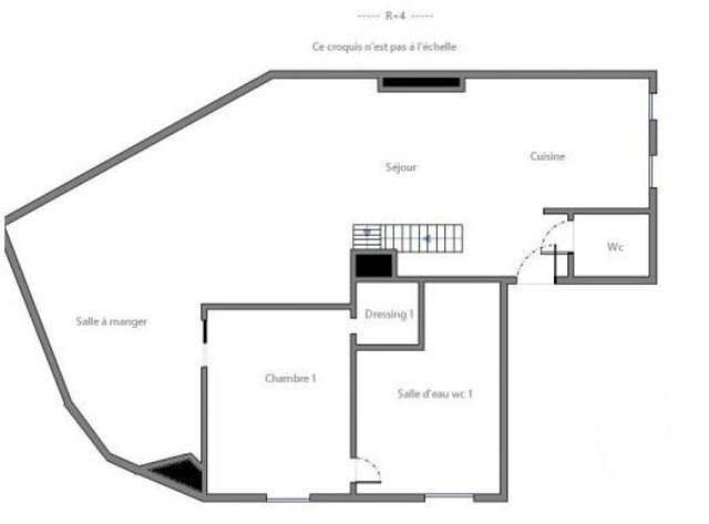 Appartement F4 &agrave; vendre - 6 pi&egrave;ces - 102,19 m2 - Paris - 75016 - ILE-DE-FRANCE