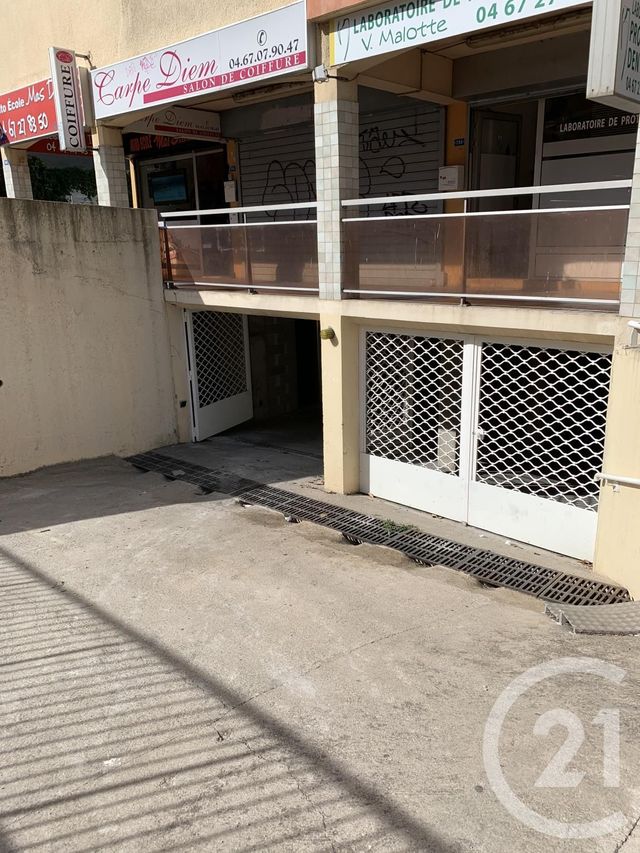 Parking à louer - 7,20 m2 - Montpellier - 34 - LANGUEDOC-ROUSSILLON