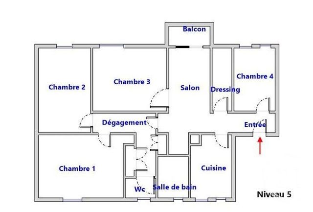 Appartement T4 &agrave; vendre - 4 pi&egrave;ces - 72,03 m2 - Montpellier - 34 - LANGUEDOC-ROUSSILLON
