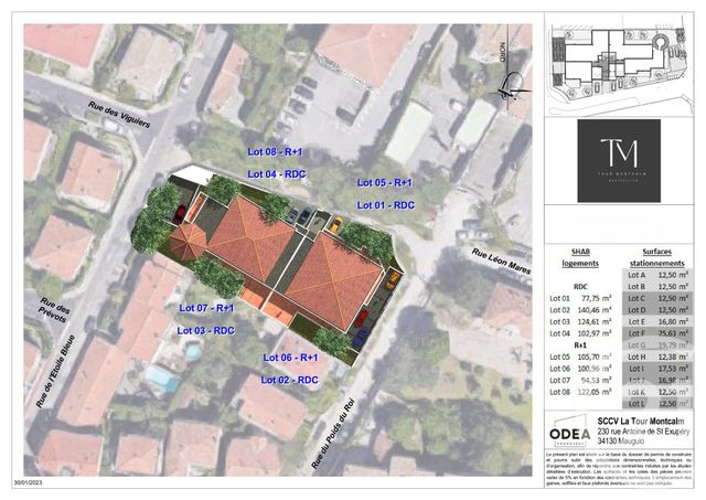 Appartement T4 &agrave; vendre - 4 pi&egrave;ces - 105,42 m2 - Montpellier - 34 - LANGUEDOC-ROUSSILLON