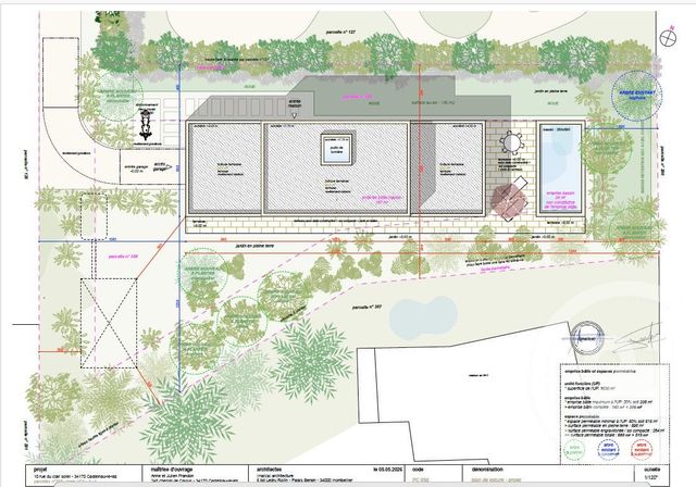 Terrain &agrave; vendre - 1009 m2 - Castelnau Le Lez - 34 - LANGUEDOC-ROUSSILLON