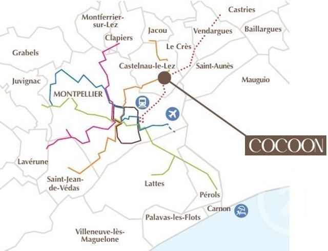 Appartement T4 &agrave; vendre - 4 pi&egrave;ces - 81 m2 - Castelnau Le Lez - 34 - LANGUEDOC-ROUSSILLON