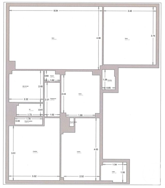 Appartement a louer chaville - 3 pièce(s) - 78.3 m2 - Surfyn