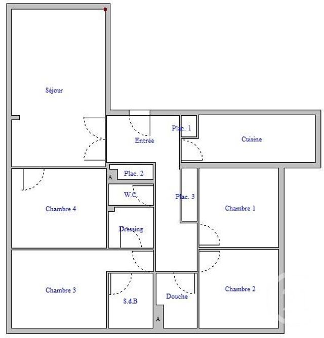 Appartement a louer chaville - 5 pièce(s) - 94 m2 - Surfyn