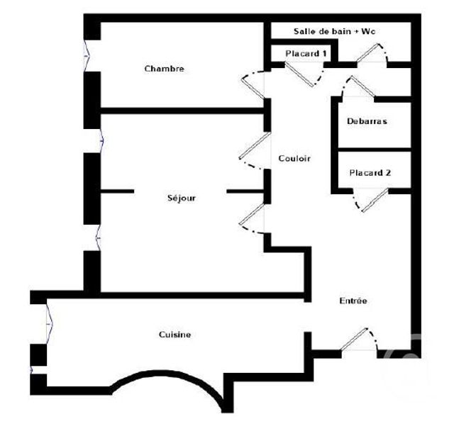 Appartement F3 &agrave; vendre - 3 pi&egrave;ces - 62,54 m2 - Paris - 75012 - ILE-DE-FRANCE