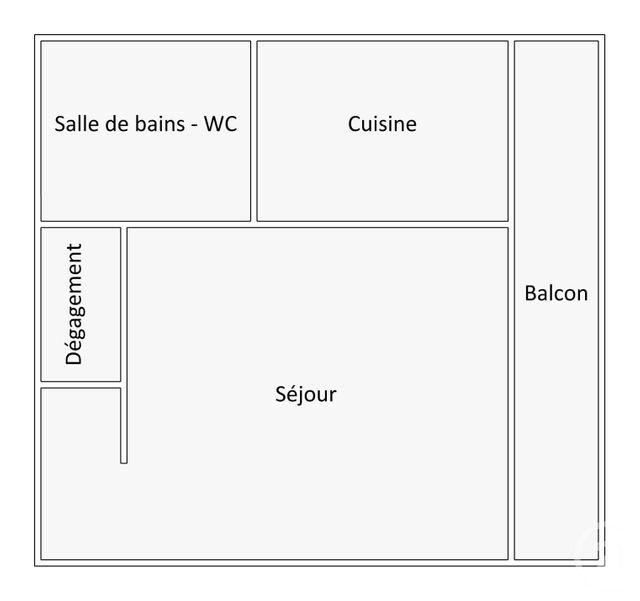 Appartement Studio &agrave; louer - 1 pi&egrave;ce - 28,40 m2 - Chalons En Champagne - 51 - CHAMPAGNE-ARDENNE