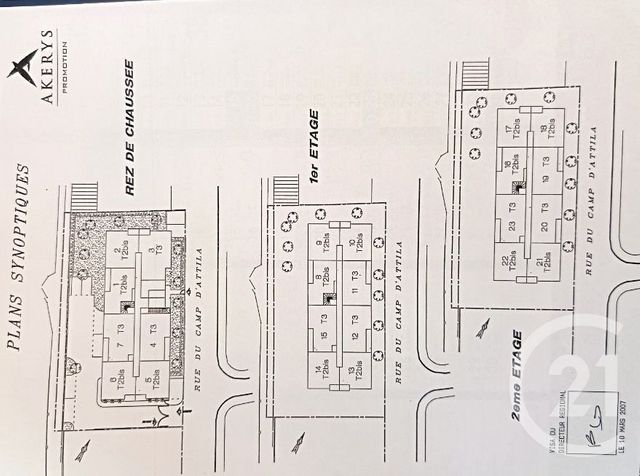 Appartement F2 bis &agrave; vendre - 3 pi&egrave;ces - 54,30 m2 - Chalons En Champagne - 51 - CHAMPAGNE-ARDENNE