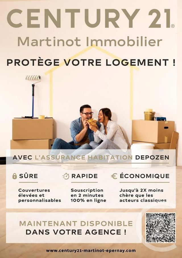 Appartement F1 bis &agrave; louer - 2 pi&egrave;ces - 37,48 m2 - Sarry - 51 - CHAMPAGNE-ARDENNE