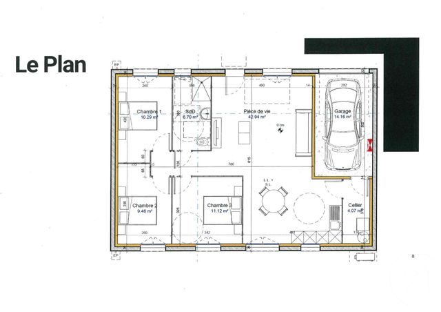 Maison à vendre - 4 pièces - 87 m2 - Petiville - 76 - HAUTE-NORMANDIE