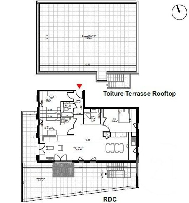 Appartement F4 &agrave; vendre - 4 pi&egrave;ces - 100,61 m2 - Oraison - 04 - PROVENCE-ALPES-COTE-D-AZUR