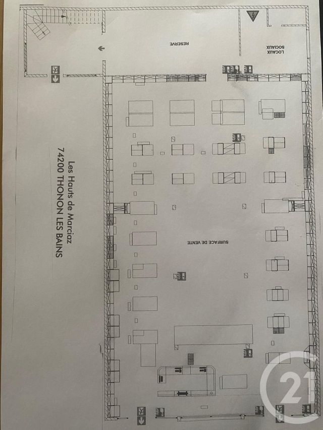 Appartement Local à louer - 3 pièces - 471 m2 - Thonon Les Bains - 74 - RHONE-ALPES