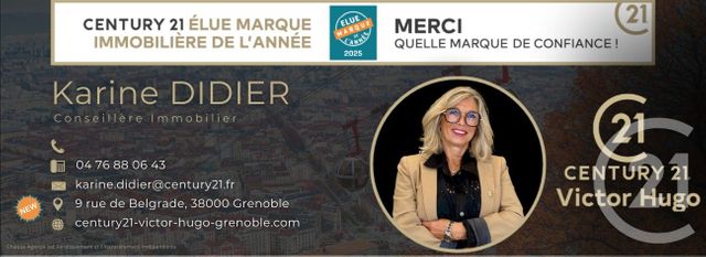 Appartement Studio &agrave; vendre - 1 pi&egrave;ce - 16 m2 - Grenoble - 38 - RHONE-ALPES