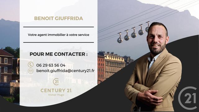 Appartement F4 &agrave; vendre - 4 pi&egrave;ces - 62,50 m2 - La Tronche - 38 - RHONE-ALPES