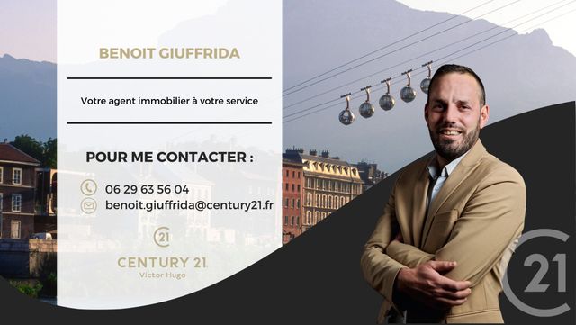 Appartement F3 &agrave; vendre - 3 pi&egrave;ces - 65,67 m2 - Grenoble - 38 - RHONE-ALPES