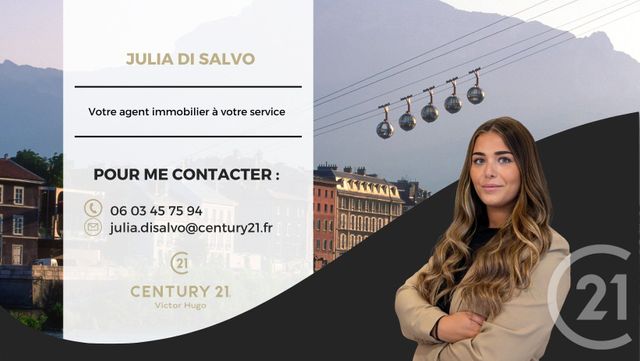 Appartement T2 &agrave; vendre - 2 pi&egrave;ces - 42,31 m2 - Grenoble - 38 - RHONE-ALPES