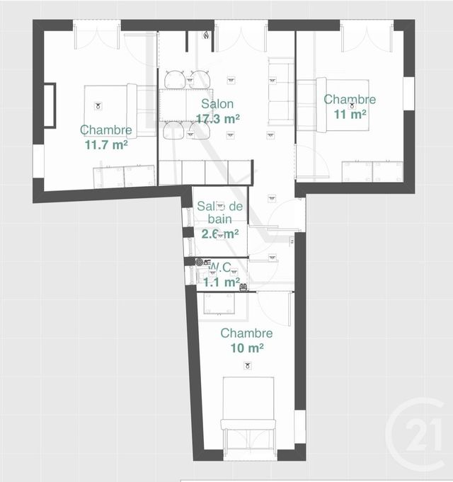 appartement - GRENOBLE - 38