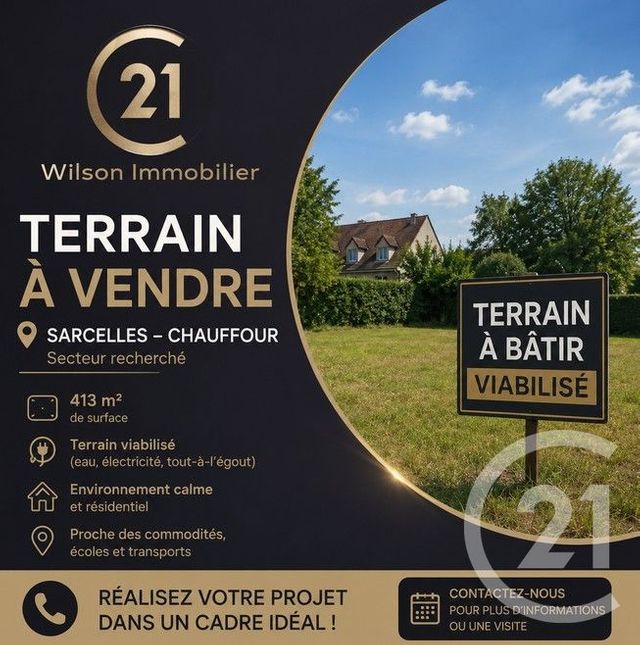 terrain - SARCELLES - 95