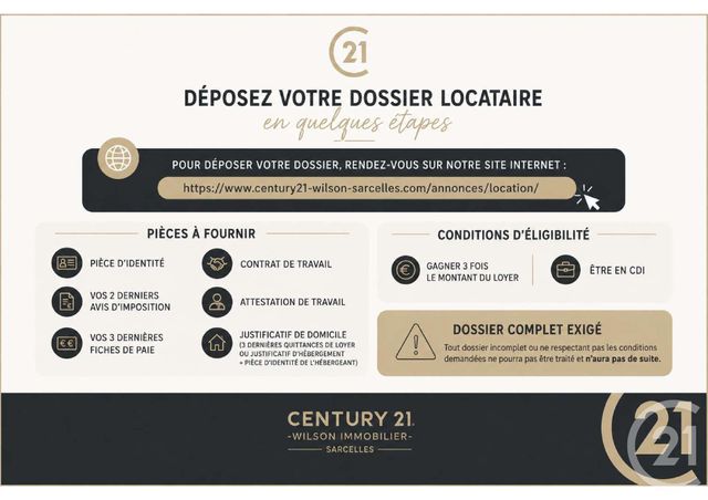 Appartement &agrave; louer - 2 pi&egrave;ces - 47,62 m2 - La Plaine St Denis - 93 - ILE-DE-FRANCE