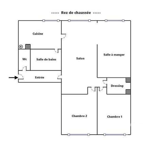 Appartement F4 à vendre - 4 pièces - 63,31 m2 - Pantin - 93 - ILE-DE-FRANCE