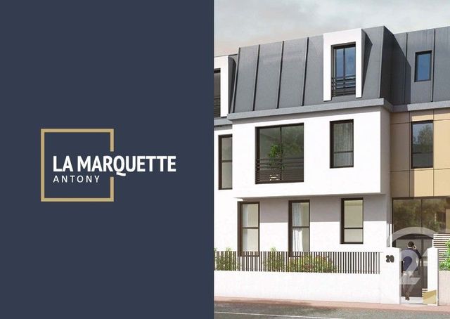 Appartement F2 à vendre - 2 pièces - 51,40 m2 - Antony - 92 - ILE-DE-FRANCE