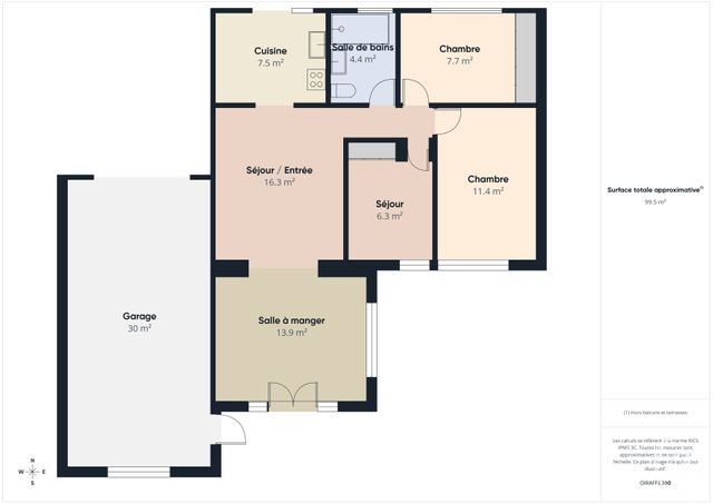 Maison &agrave; vendre - 4 pi&egrave;ces - 70 m2 - Plaisir - 78 - ILE-DE-FRANCE